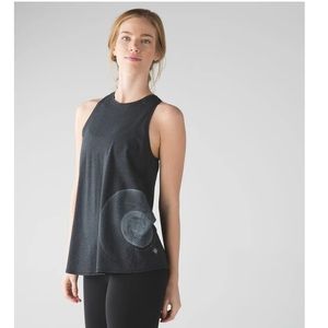 Lululemon Dark Gray Nook Tank